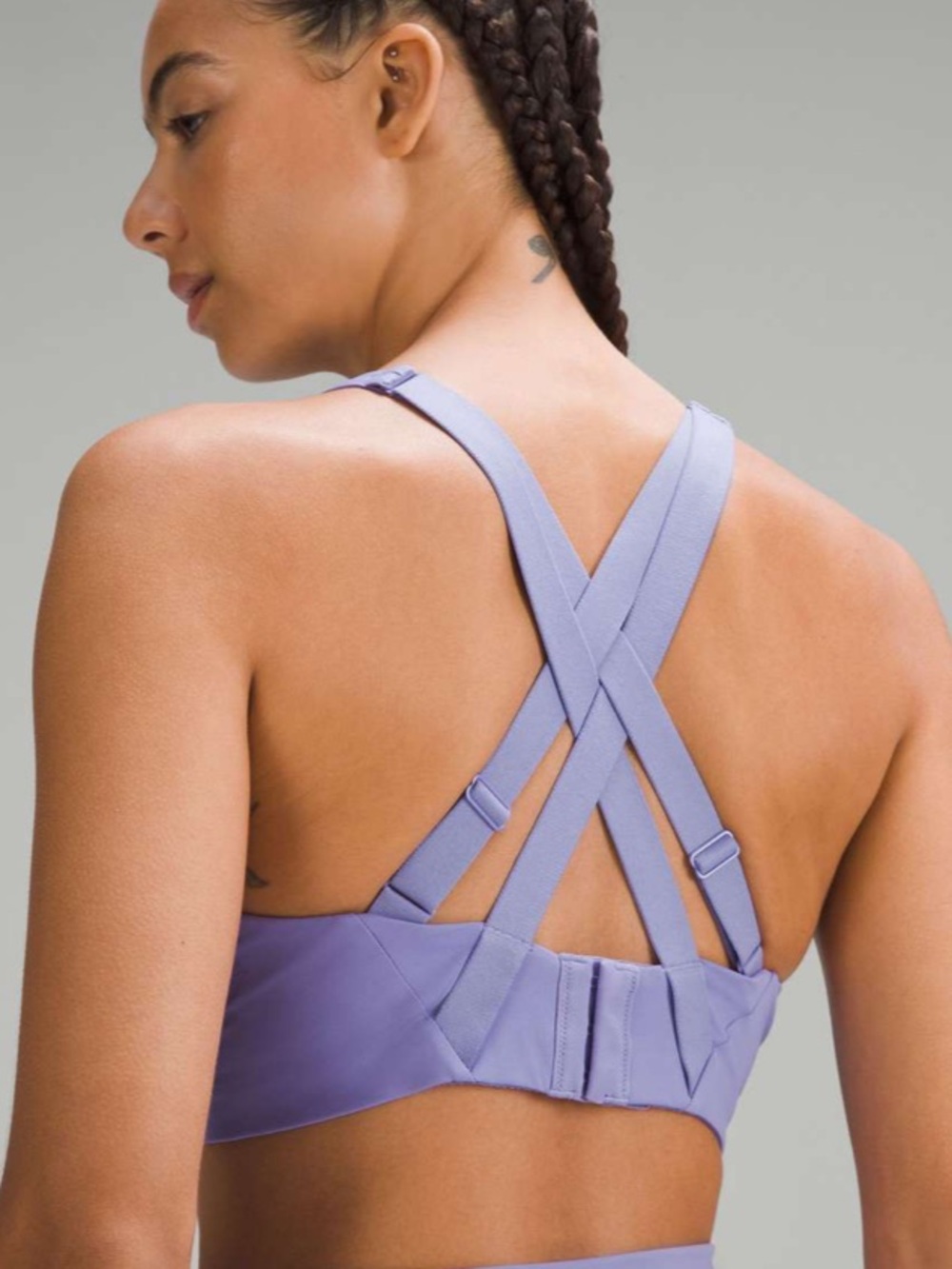 Lululemon Energy Bra High Support Dark Lavender 36C